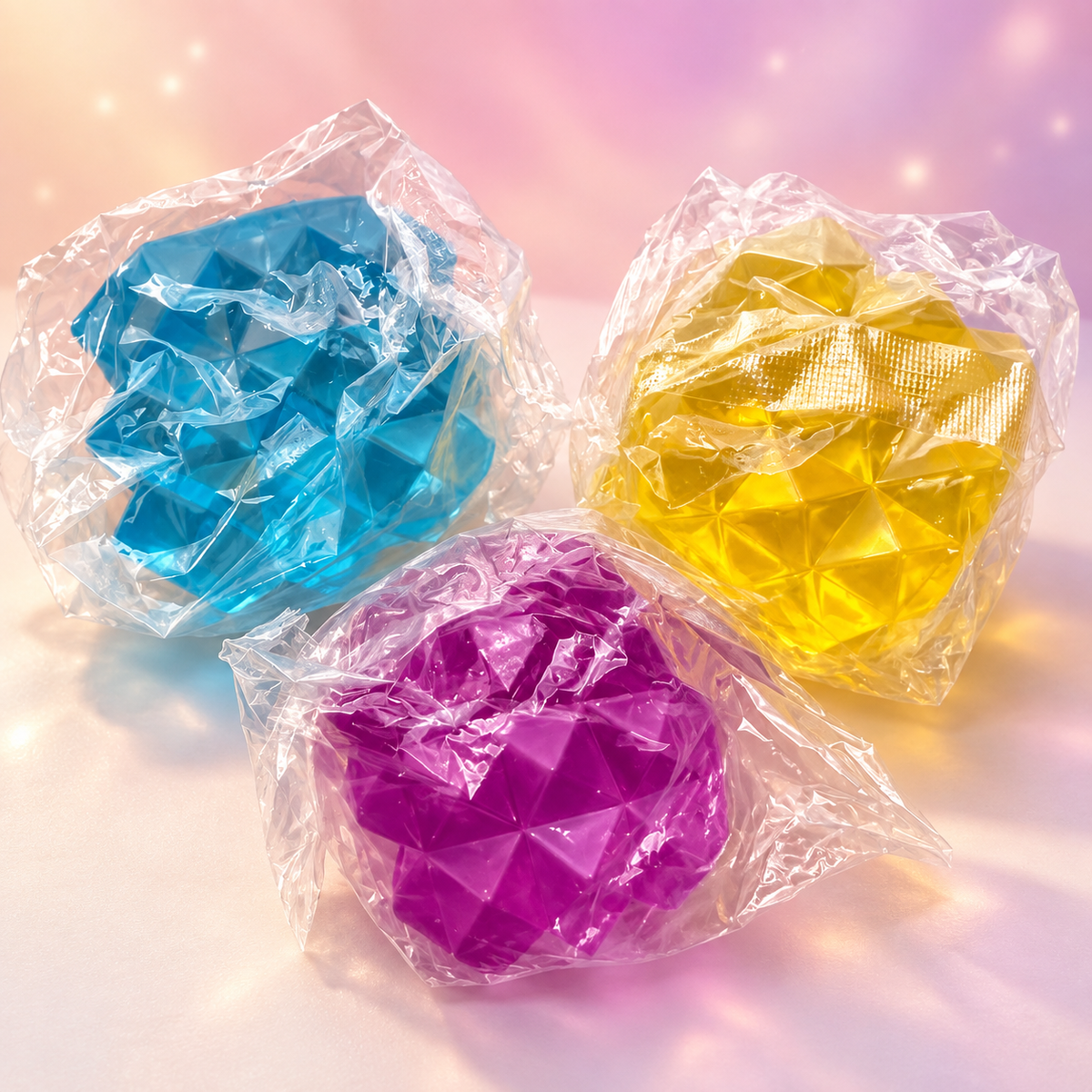 Faceted Diamond Squishy Toy – 2-Inch Sensory Fidget