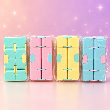 Pastel Infinity Cube Fidget Toy | Folding Sensory Toy