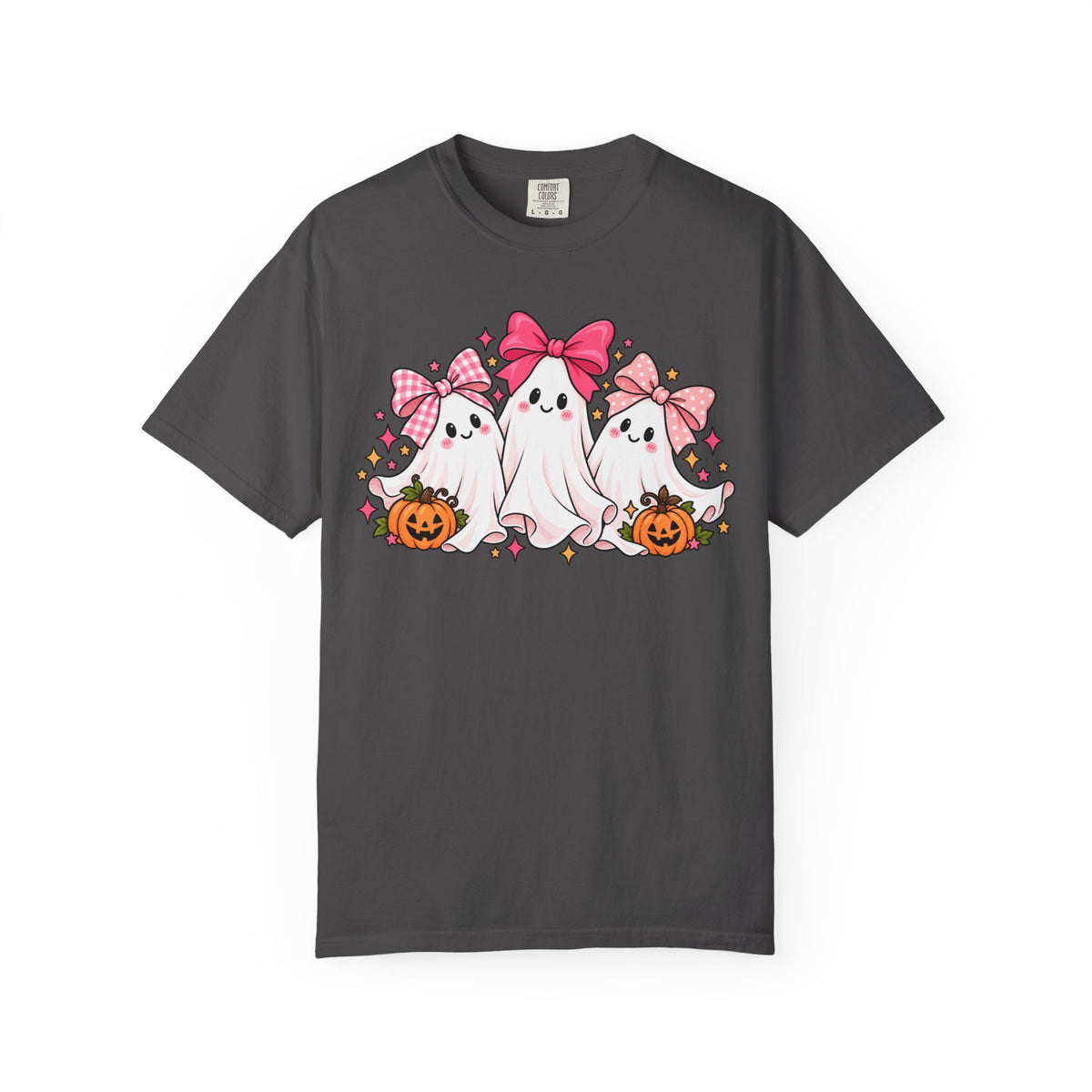 Cute Pink Bow Ghosts Halloween T-Shirt