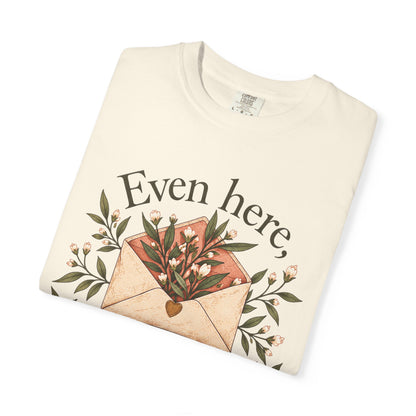 Plant Envelope Tee — "Even here, something good is growing" Inspirational T-Shirt