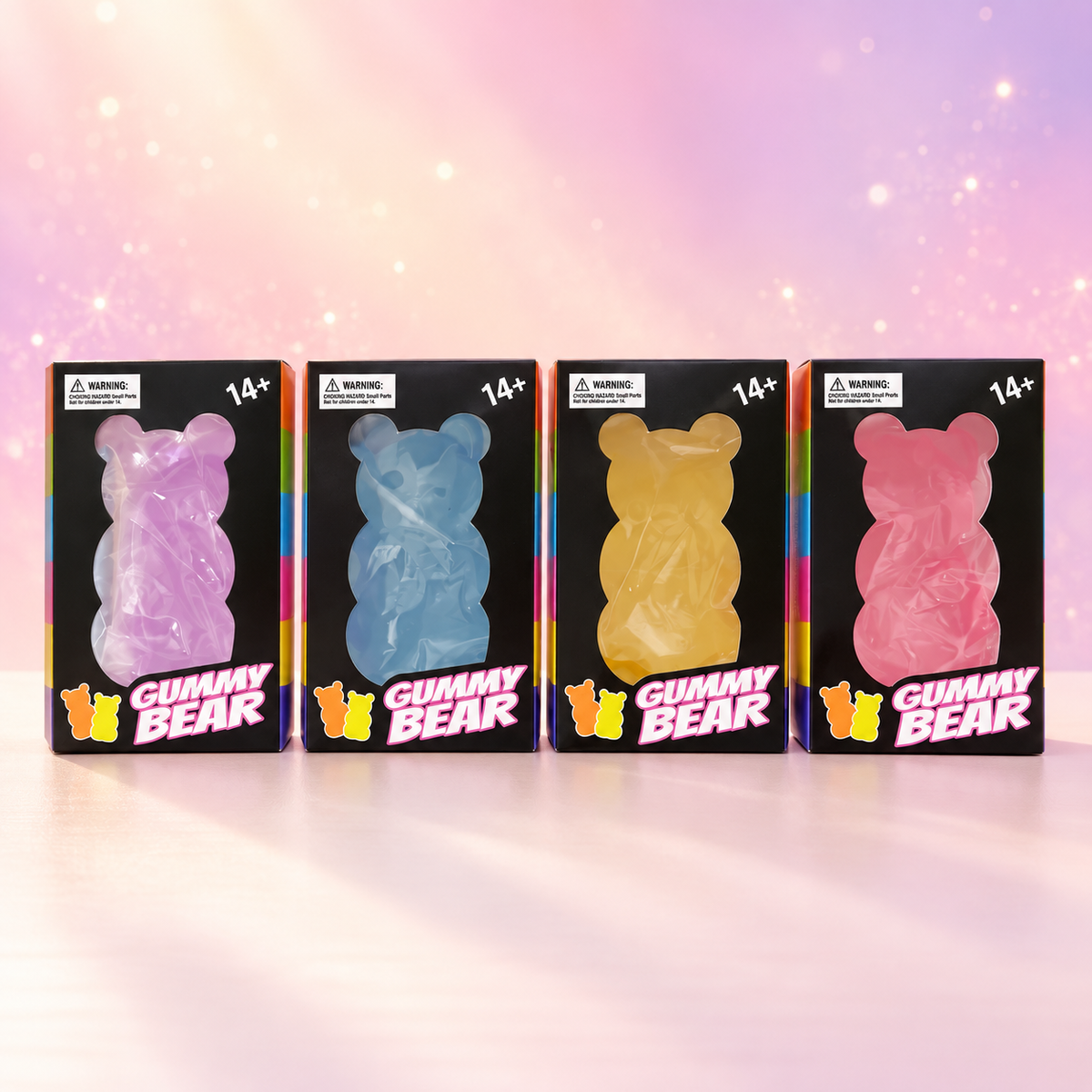 Boxed Gummy Bear Squishy – Soft Maltose Sensory Toy