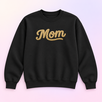 Mom Script Crewneck Sweatshirt – Simple Mother’s Day Gift