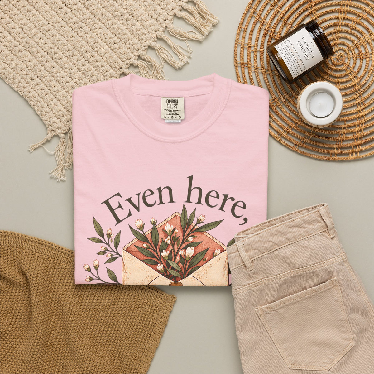 Plant Envelope Tee — "Even here, something good is growing" Inspirational T-Shirt