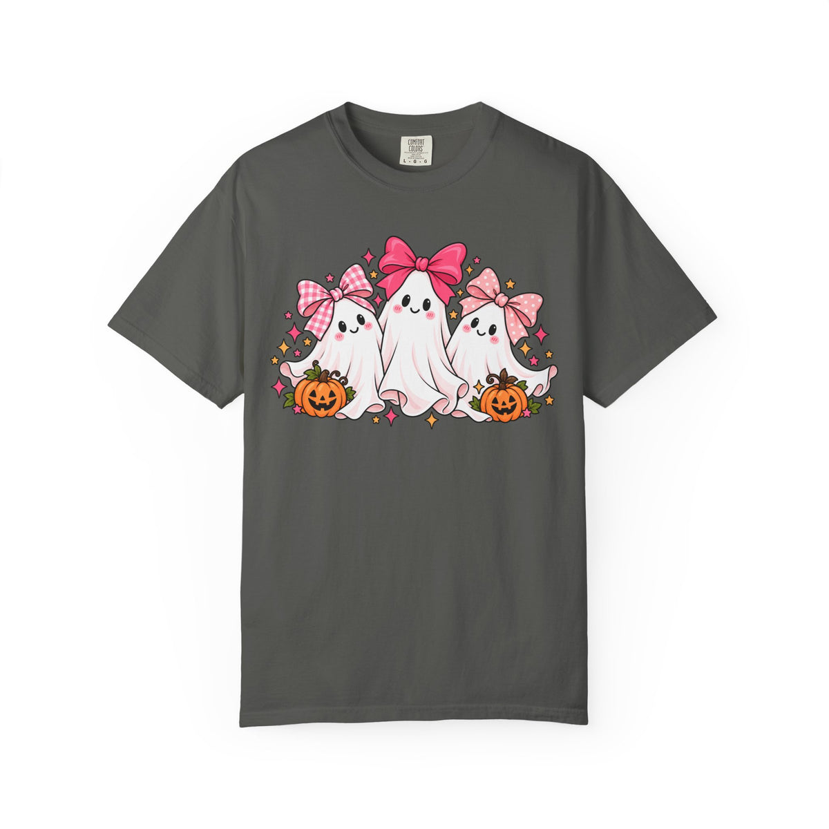 Cute Pink Bow Ghosts Halloween T-Shirt