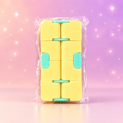 Pastel Infinity Cube Fidget Toy | Folding Sensory Toy