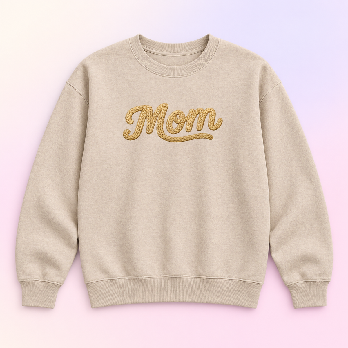 Mom Script Crewneck Sweatshirt – Simple Mother’s Day Gift