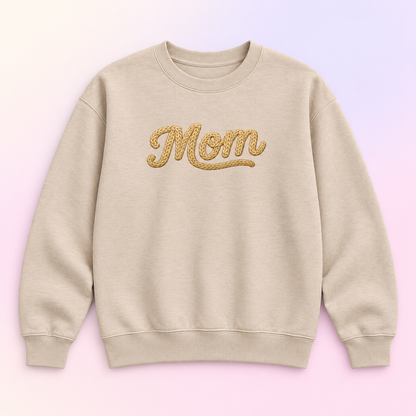 Mom Script Crewneck Sweatshirt – Simple Mother’s Day Gift