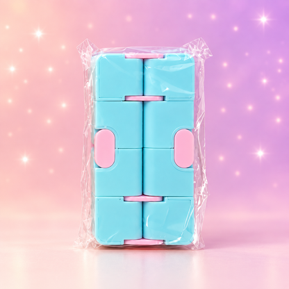 Pastel Infinity Cube Fidget Toy | Folding Sensory Toy