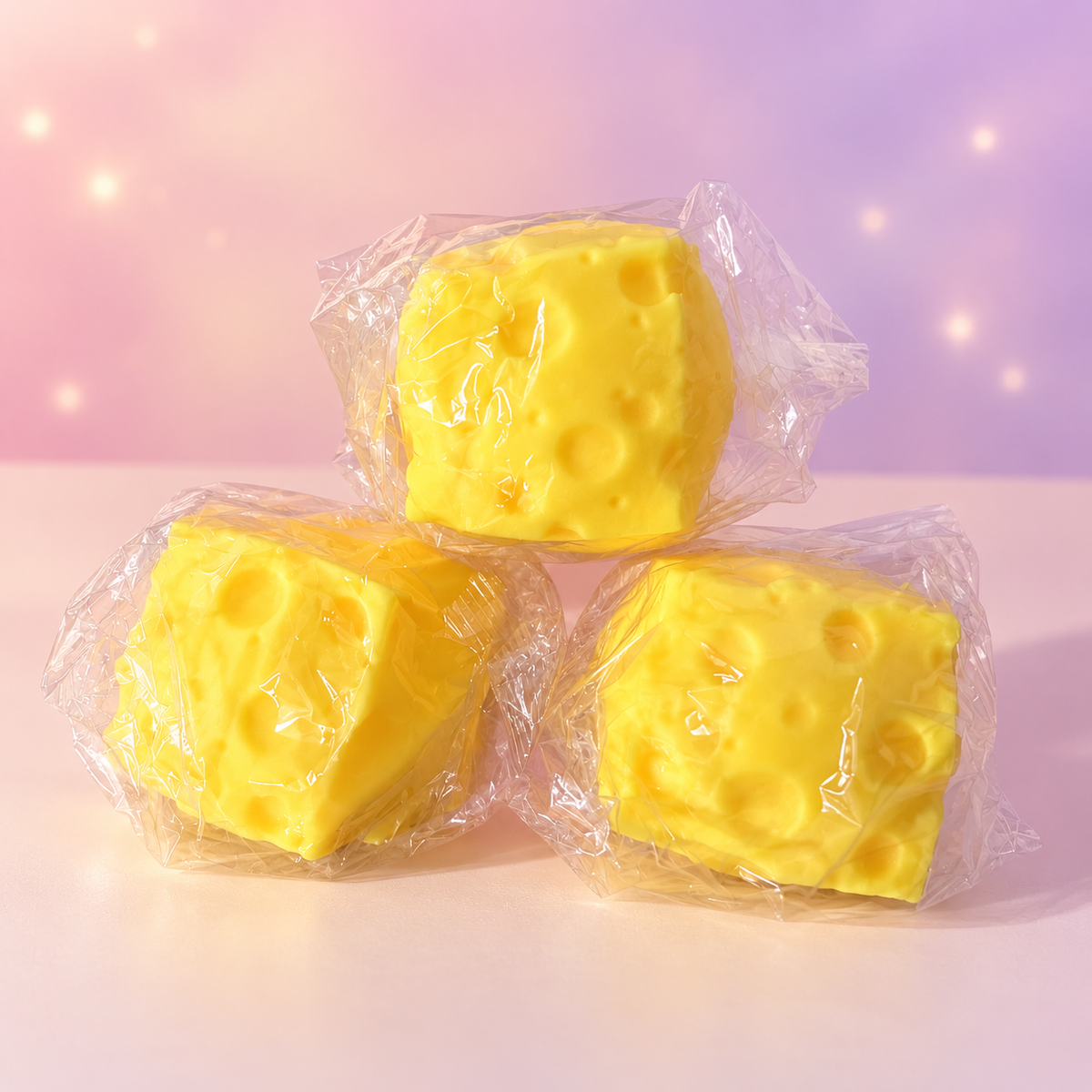 Yellow Cheese Squishy Toy